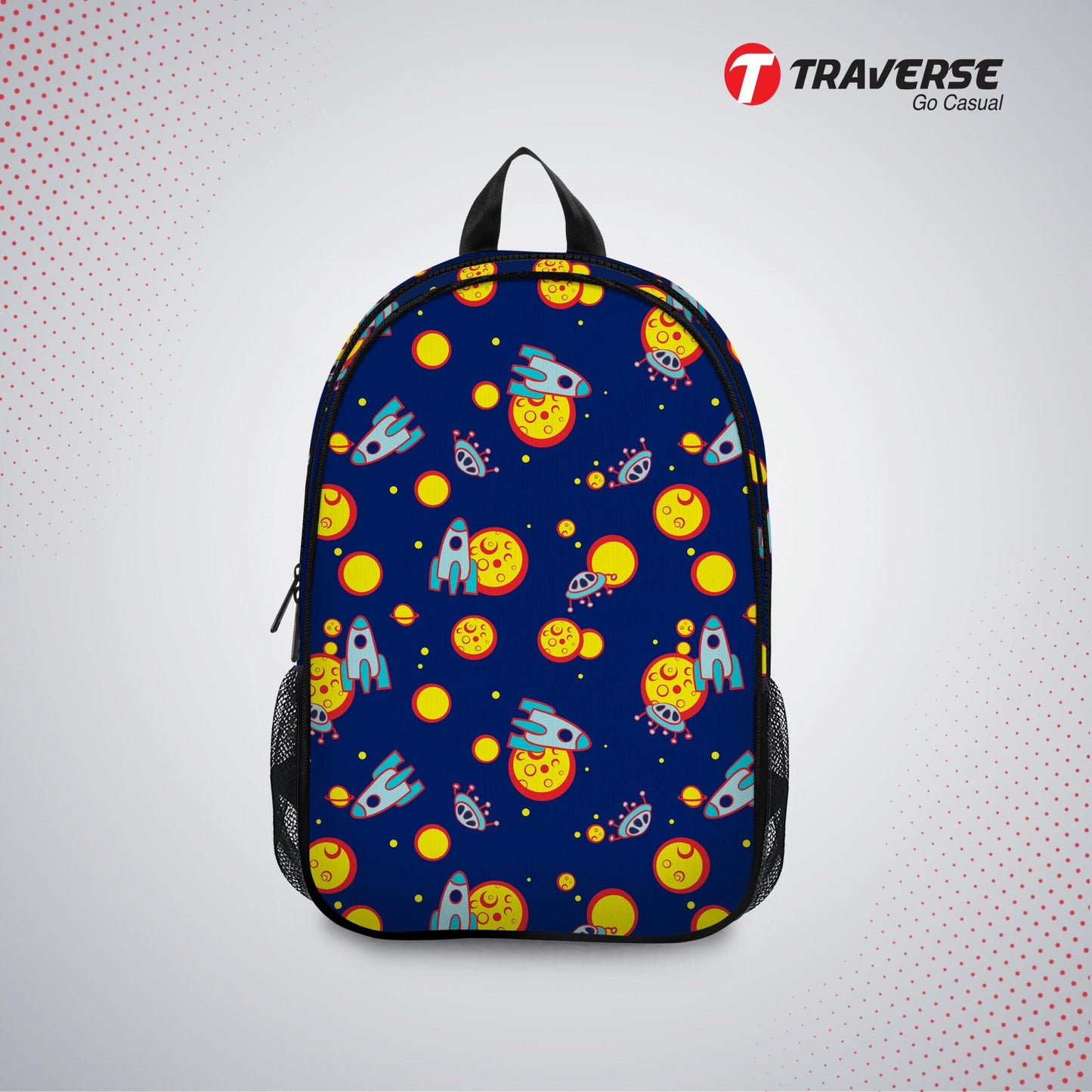 Kids Bag- Space Shuttle , Backpack for Kindergarten (KG), Pre-school classes. Allover printed