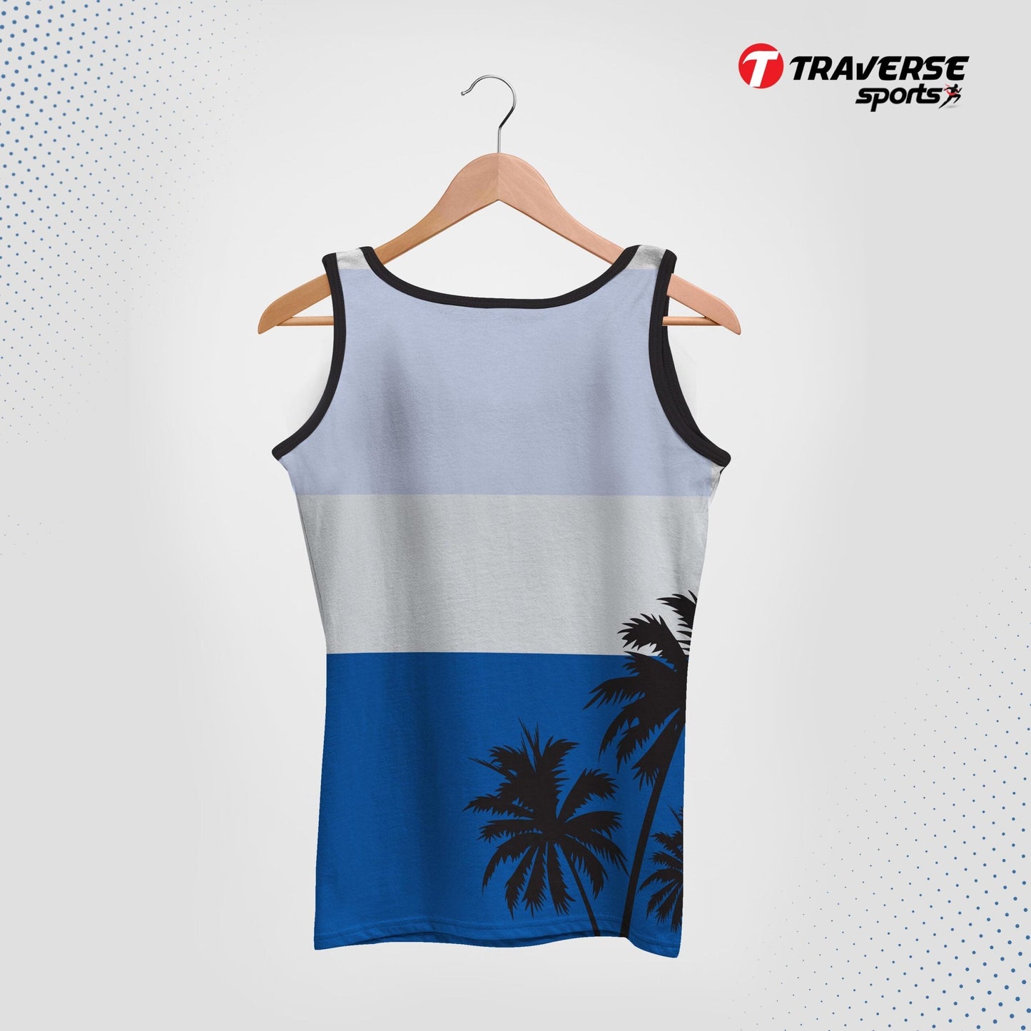 Digitally Printed Fashion Tank Top for Men by Traverse
