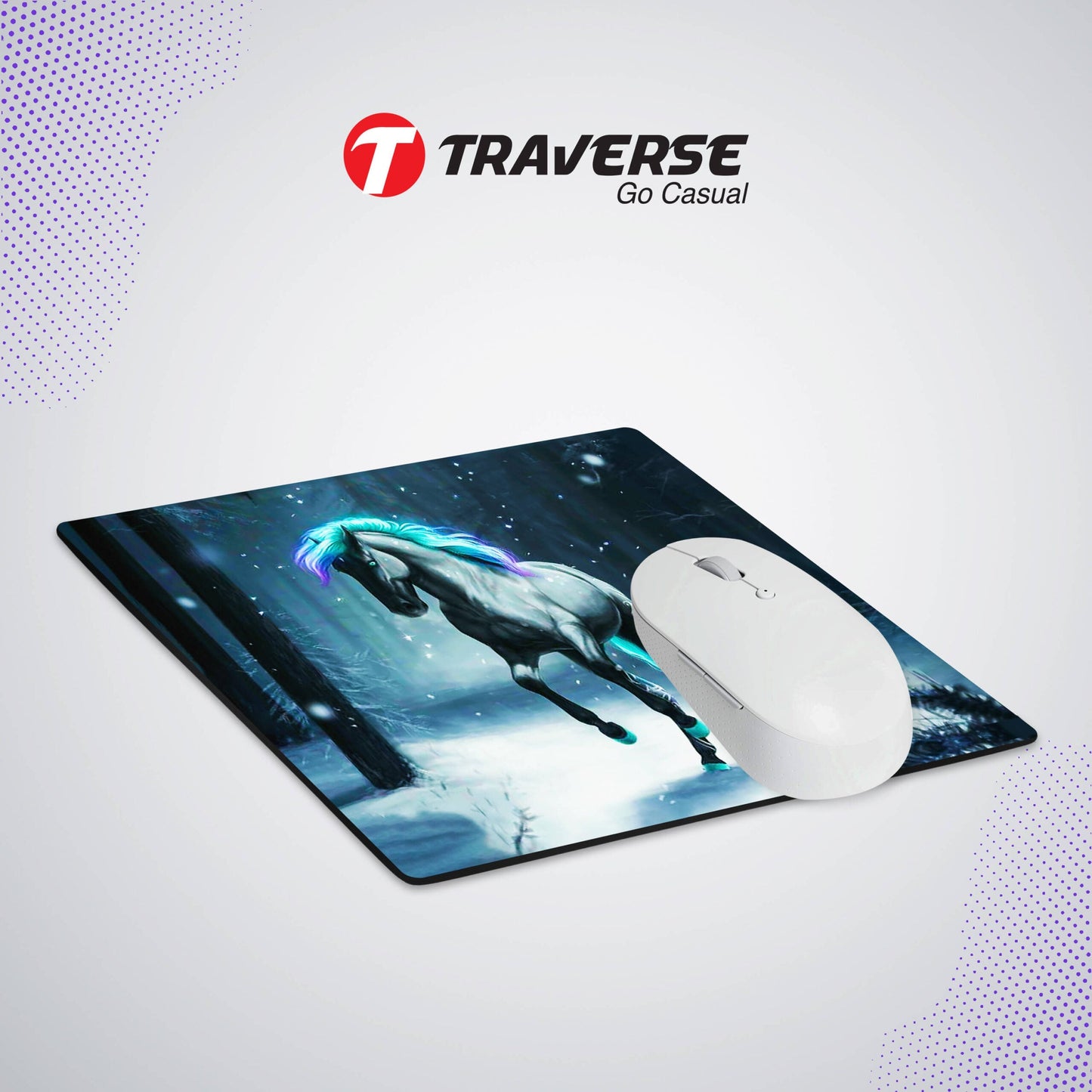 Digitally printed Unicorn Computer mouse pad