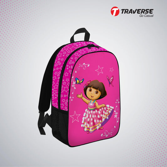 Kids Bag- Dora , Backpack for Kindergarten (KG), Pre-school classes. Allover printed