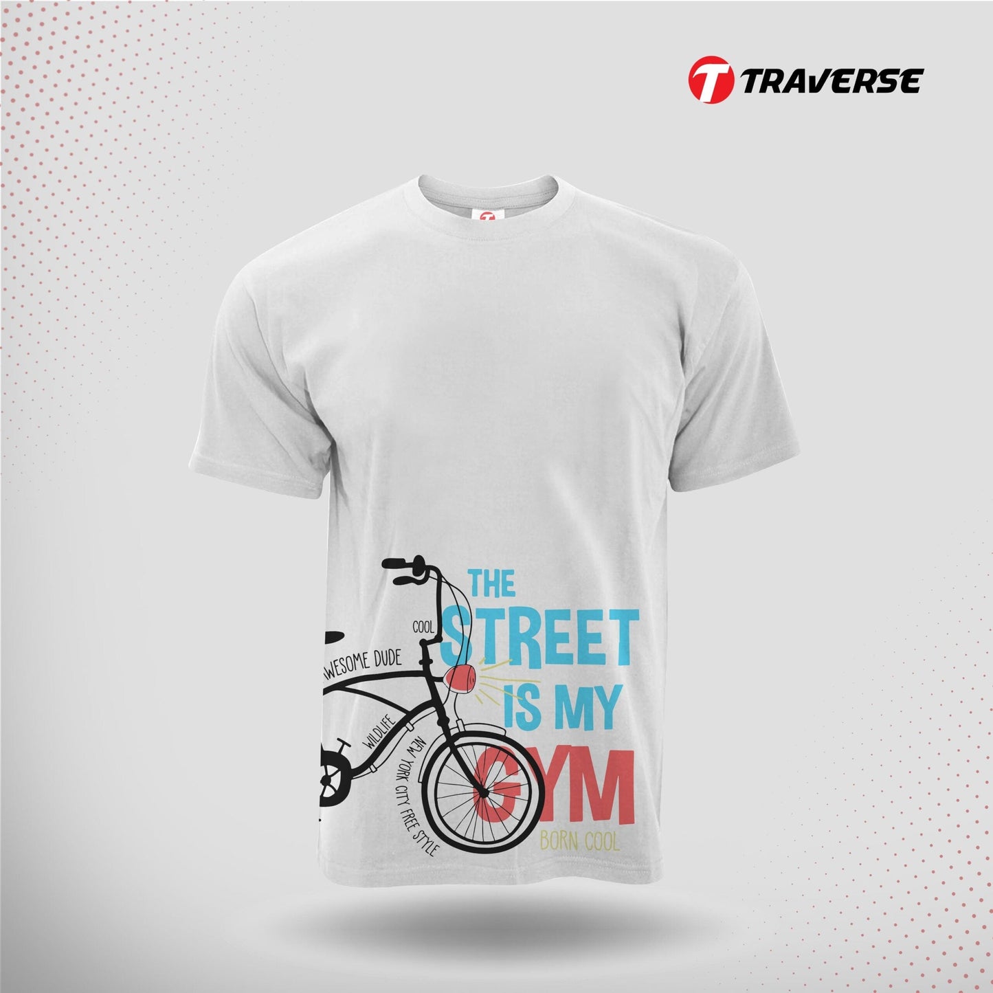 Digitally Printed Fashion T-Shirt for Men by Traverse