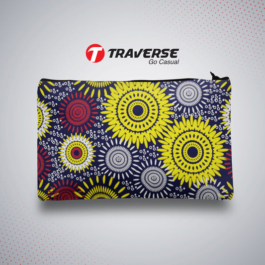 Floral Pencil Pouch For Girls (Digitally printed on Cloth)