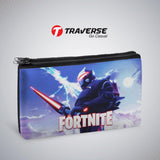 2 Zipper- Fortnite Pencil Pouch (Digitally Printed On Both Side) By Traverse