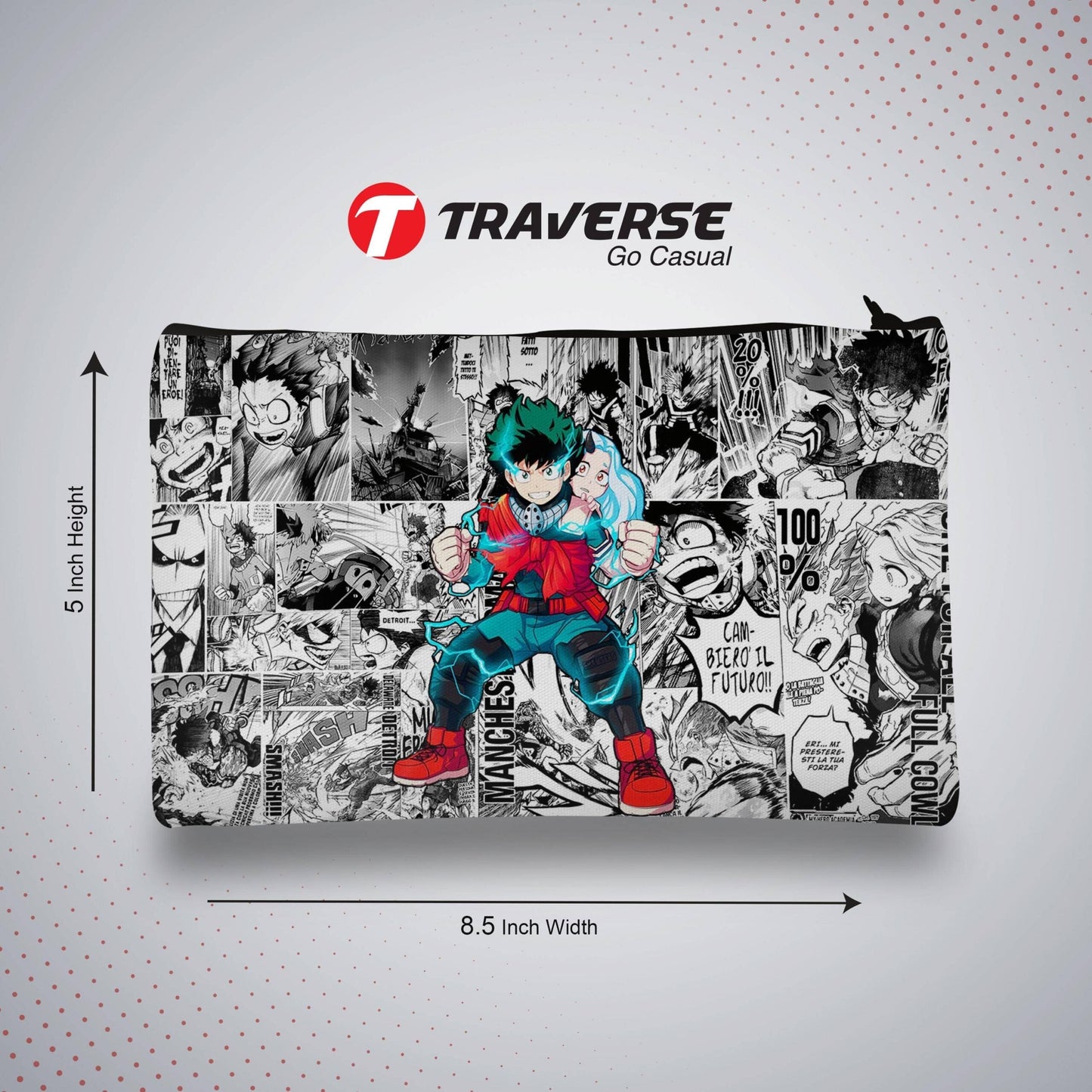 My Hero Academia Pencil Pouch (Digitally printed on Cloth)