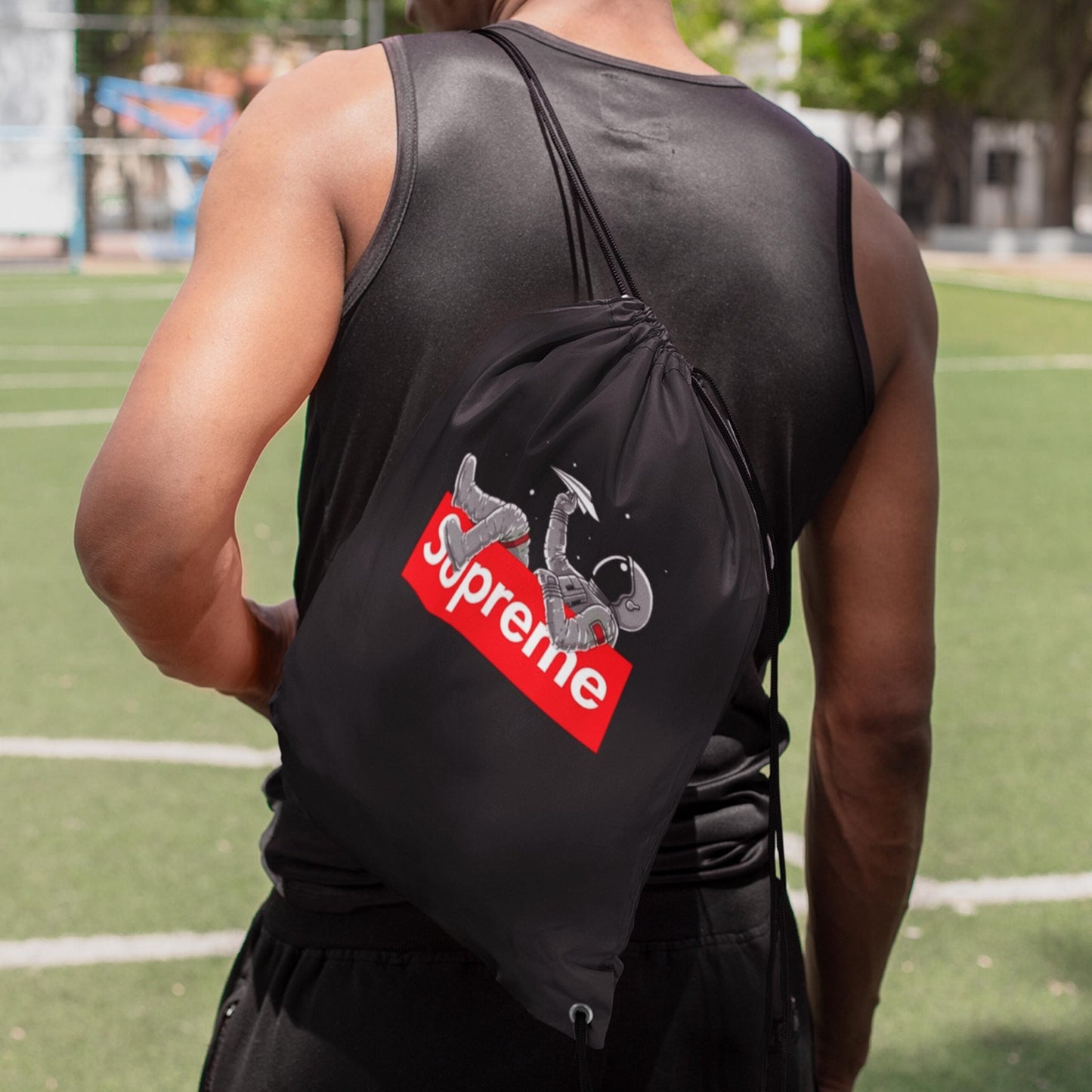 Digitally Printed Drawstring Bag