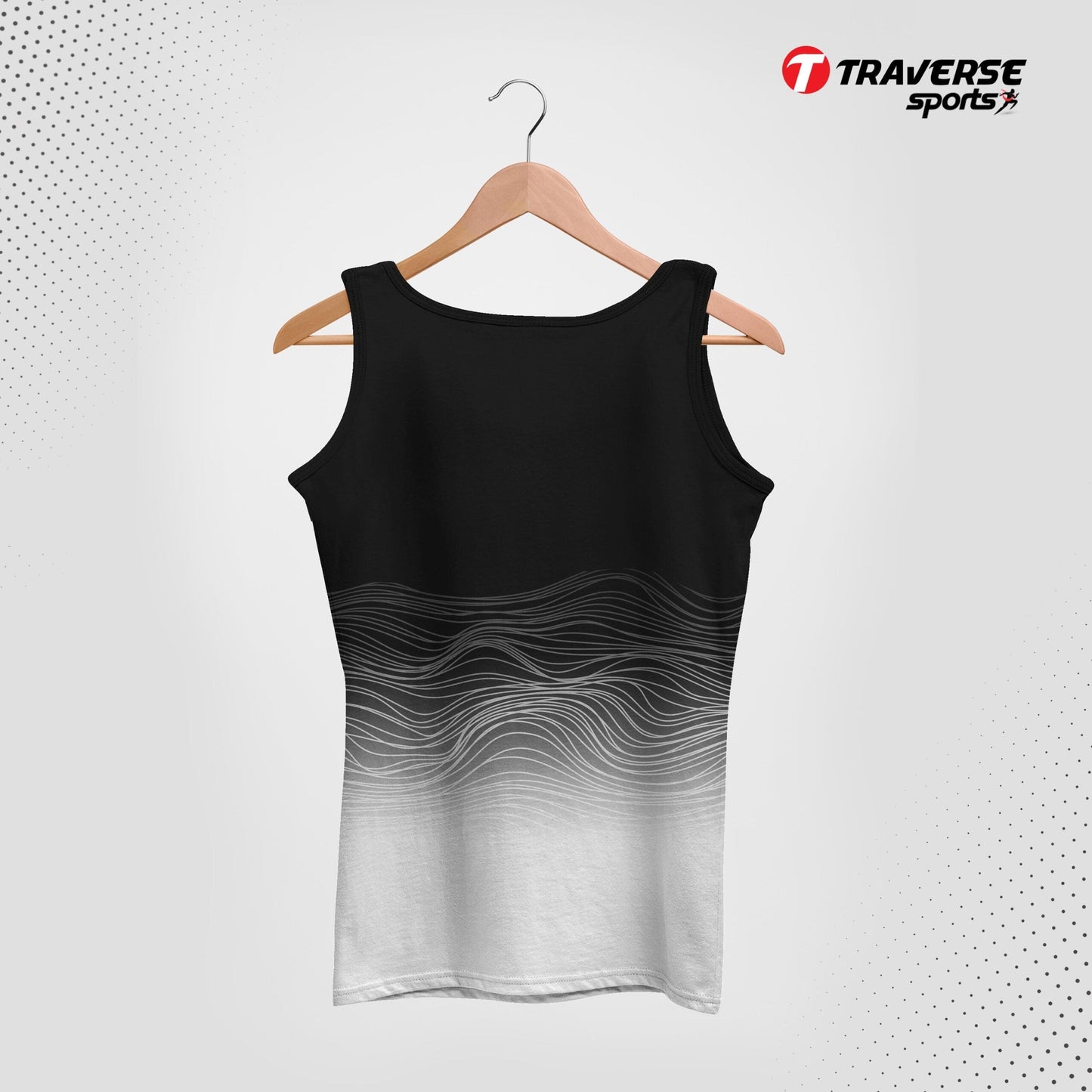 Digitally Printed Fashion Tank Top for Men by Traverse