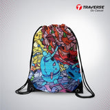 Graffiti Drawstring Bag