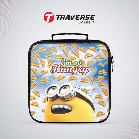 Minions Sandwich/Lunch box for kids (Digitally printed on Cloth) by Traverse