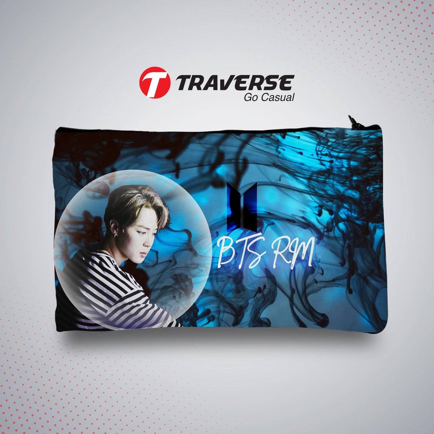 BTS Pencil Pouch - Best Quality KPOP Pencil case (Digitally Printed on Fabric by Traverse)