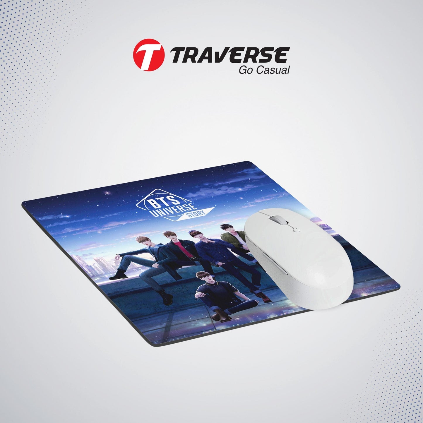Digitally printed BTS Computer Mouse Pad