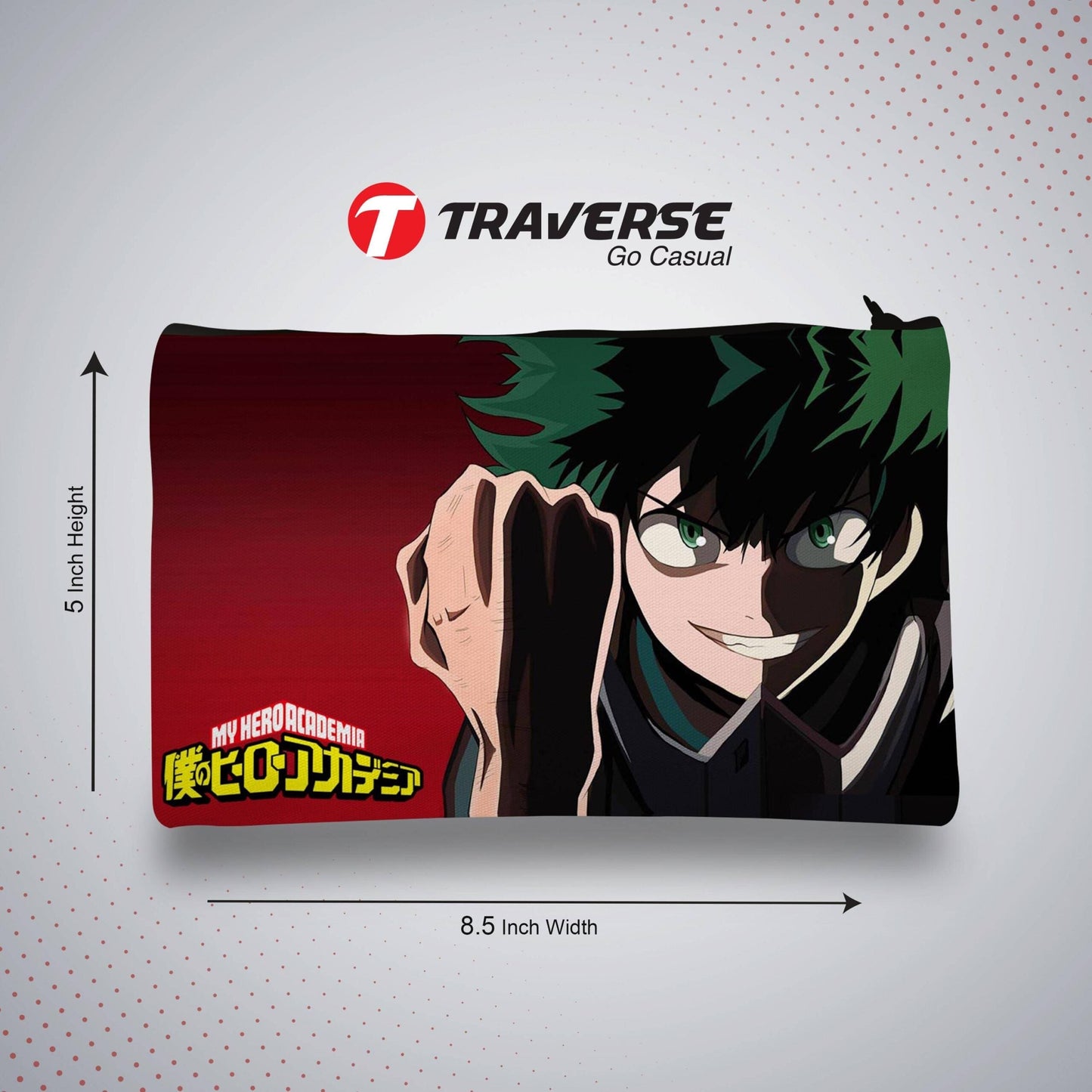 My Hero Academia Pencil Pouch (Digitally printed on Cloth)