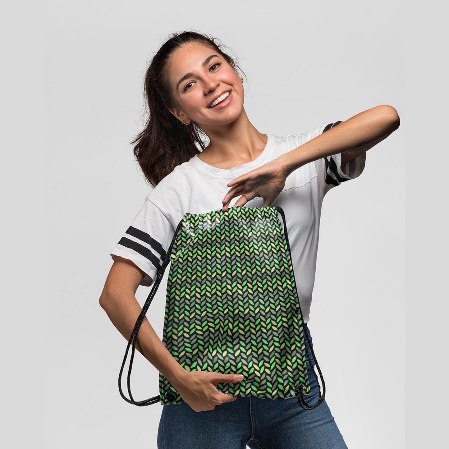 Digitally Printed Drawstring Bag