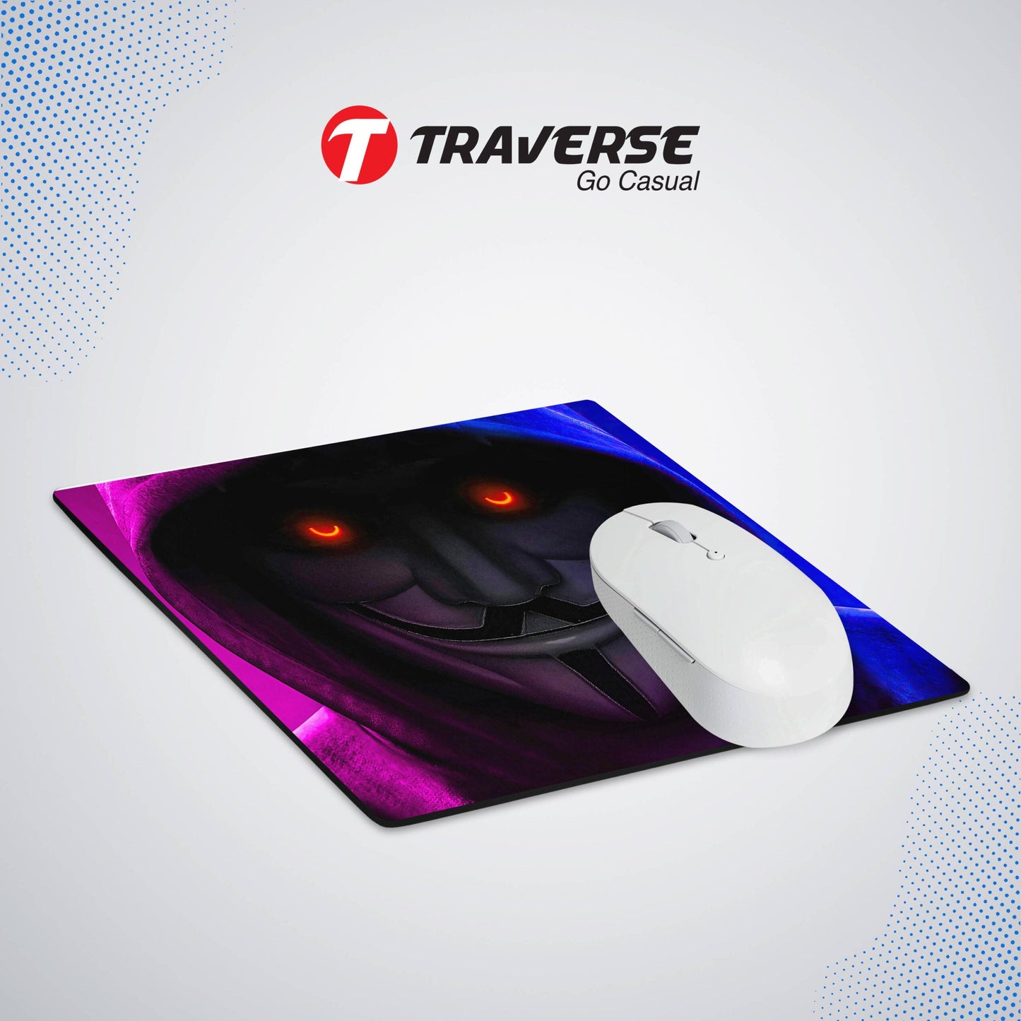 Digitally printed Marsh Mello Computer mouse pad