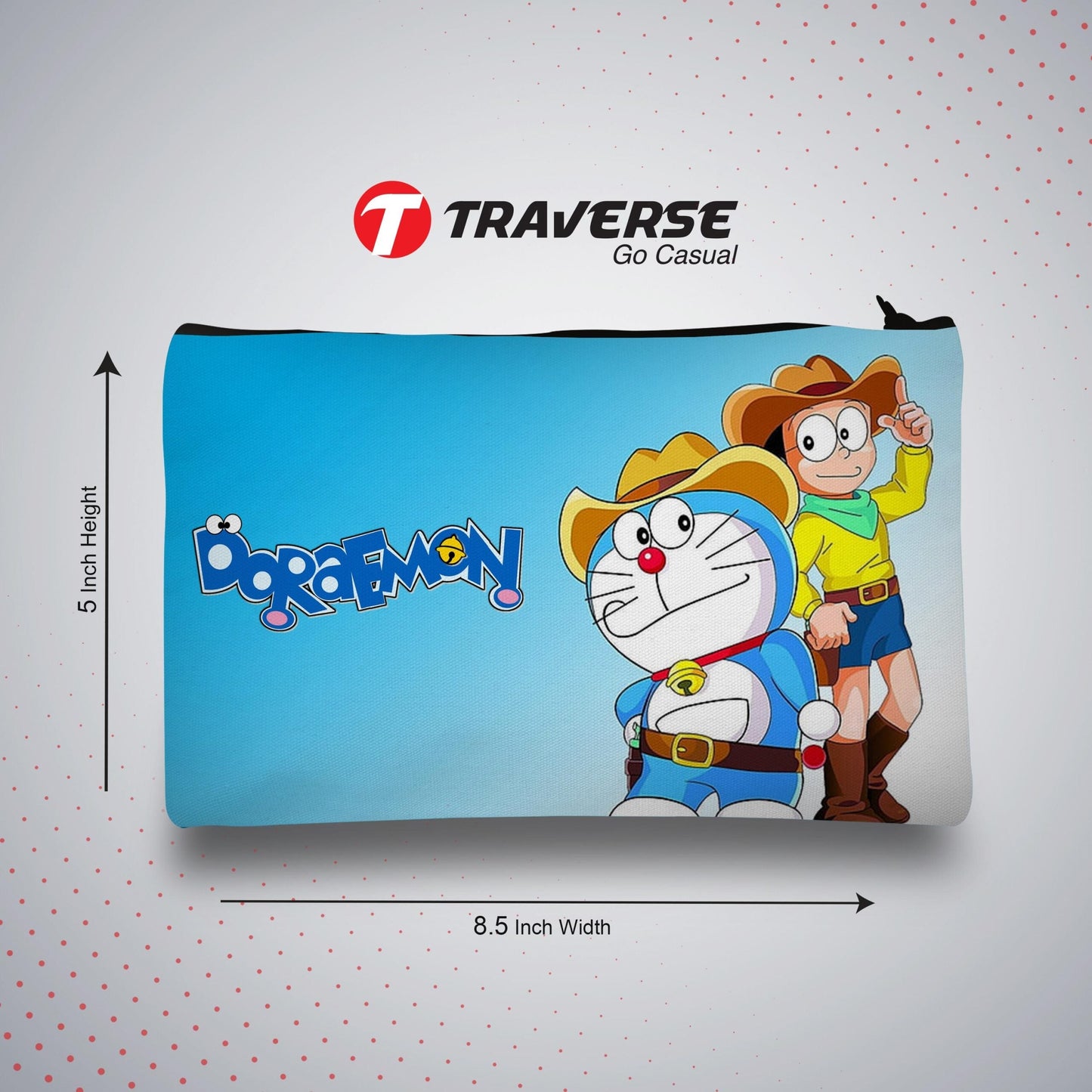 Doraemon -Pencil Pouch (Digitally printed on Cloth)