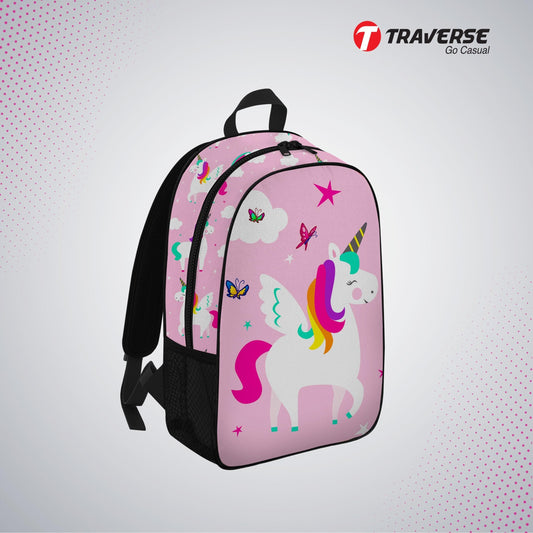 Kids Bag- Unicorn , Backpack for Kindergarten (KG), Pre-school classes. Allover printed