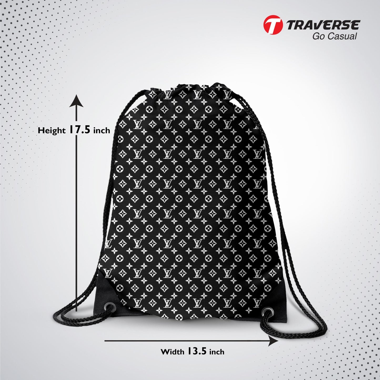 Louis Vuitton Digitally Printed Drawstring Bag