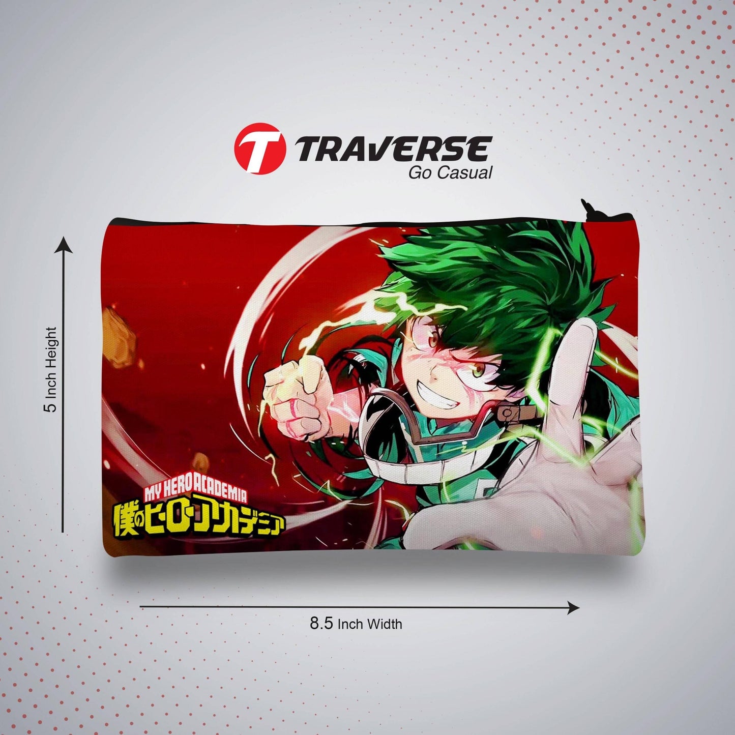 My Hero Academia Pencil Pouch (Digitally printed on Cloth)