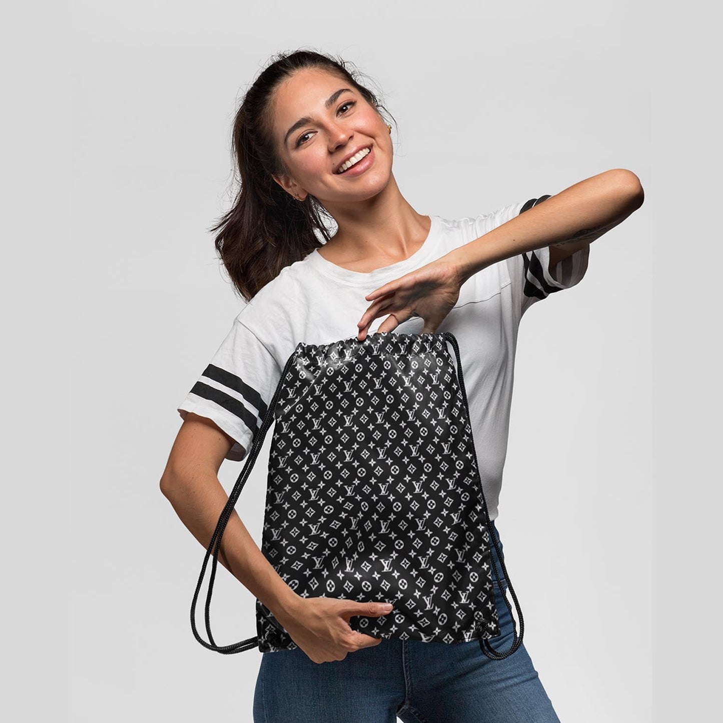 Louis Vuitton Digitally Printed Drawstring Bag