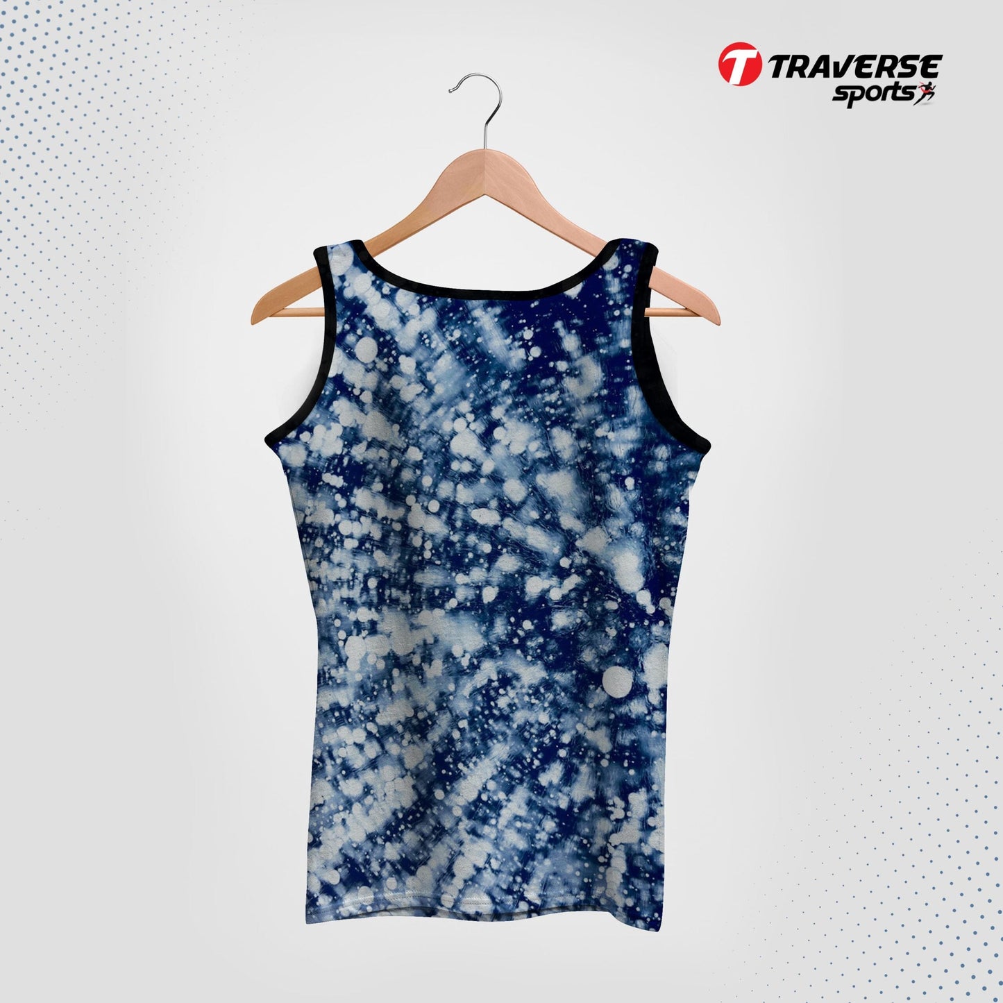 Digitally Printed Fashion Tank Top for Men by Traverse