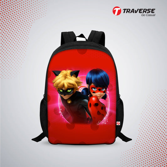 Miraculous Tales of Ladybug & Cat Noir- Digitally printed Kids Bag