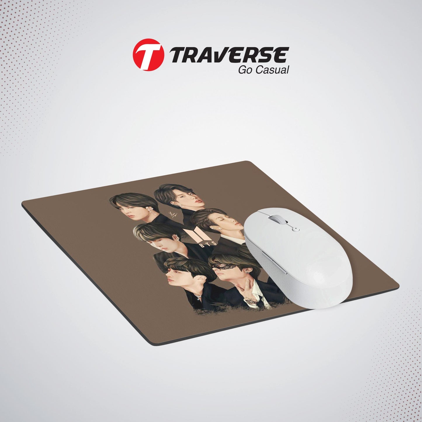 Digitally printed BTS Computer Mouse Pad