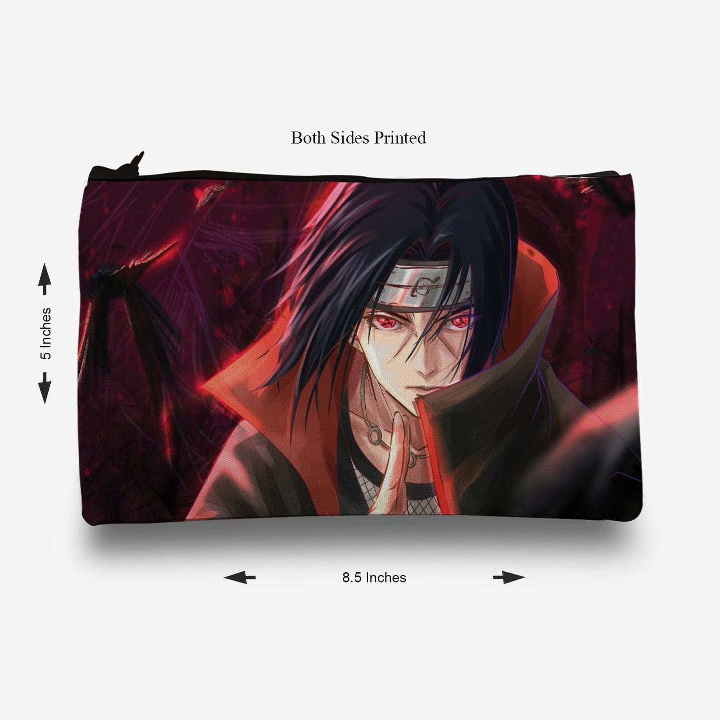 Traverse anime Cartoon pencil pouch for boys & girls. Digitally printed on Fabric with both sides printed