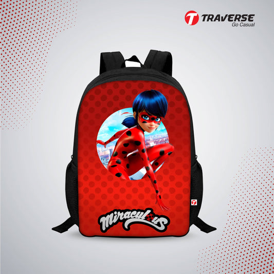 Miraculous Tales of Ladybug & Cat Noir- Digitally printed Kids Bag