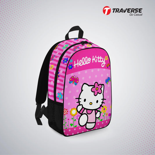 Kids Bag- Hello Kitty , Backpack for Kindergarten (KG), Pre-school classes. Allover printed