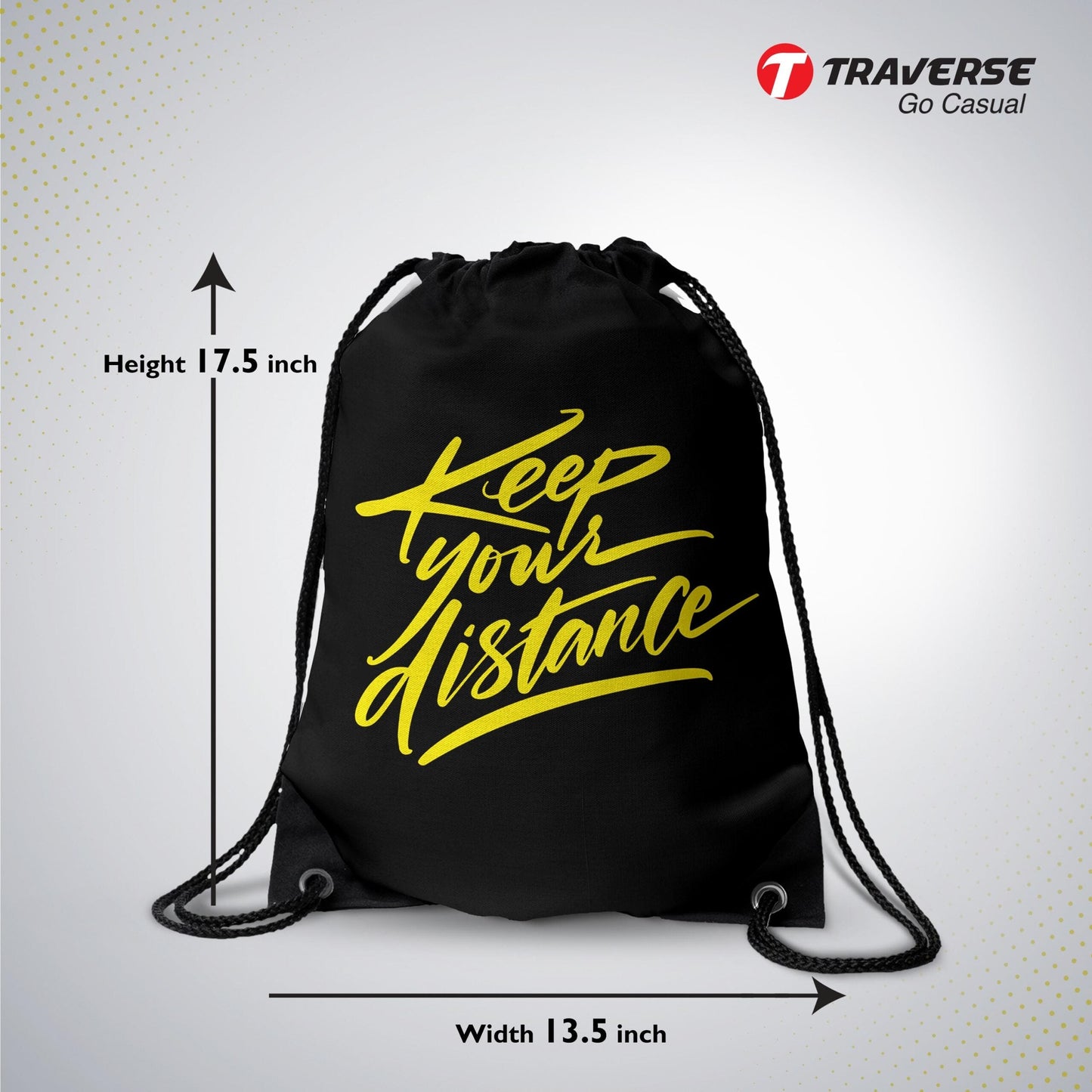Digitally Printed Drawstring Bag