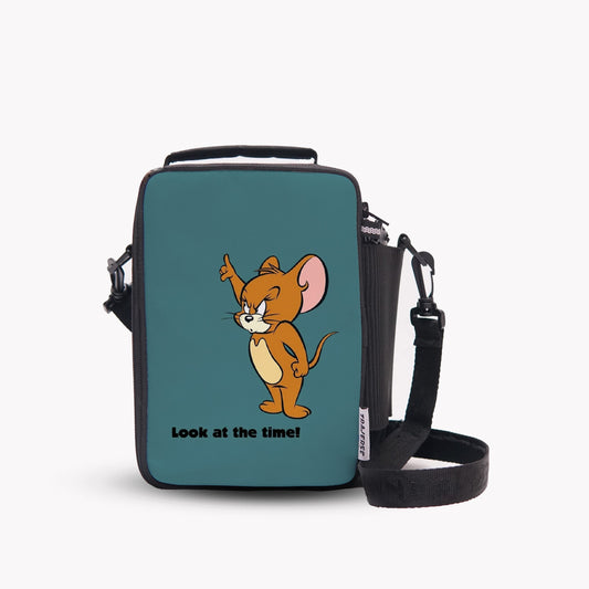 Traverse Jerry Lunch Bag with option to carry water bottle- Digitally printed and manufactured by Traverse