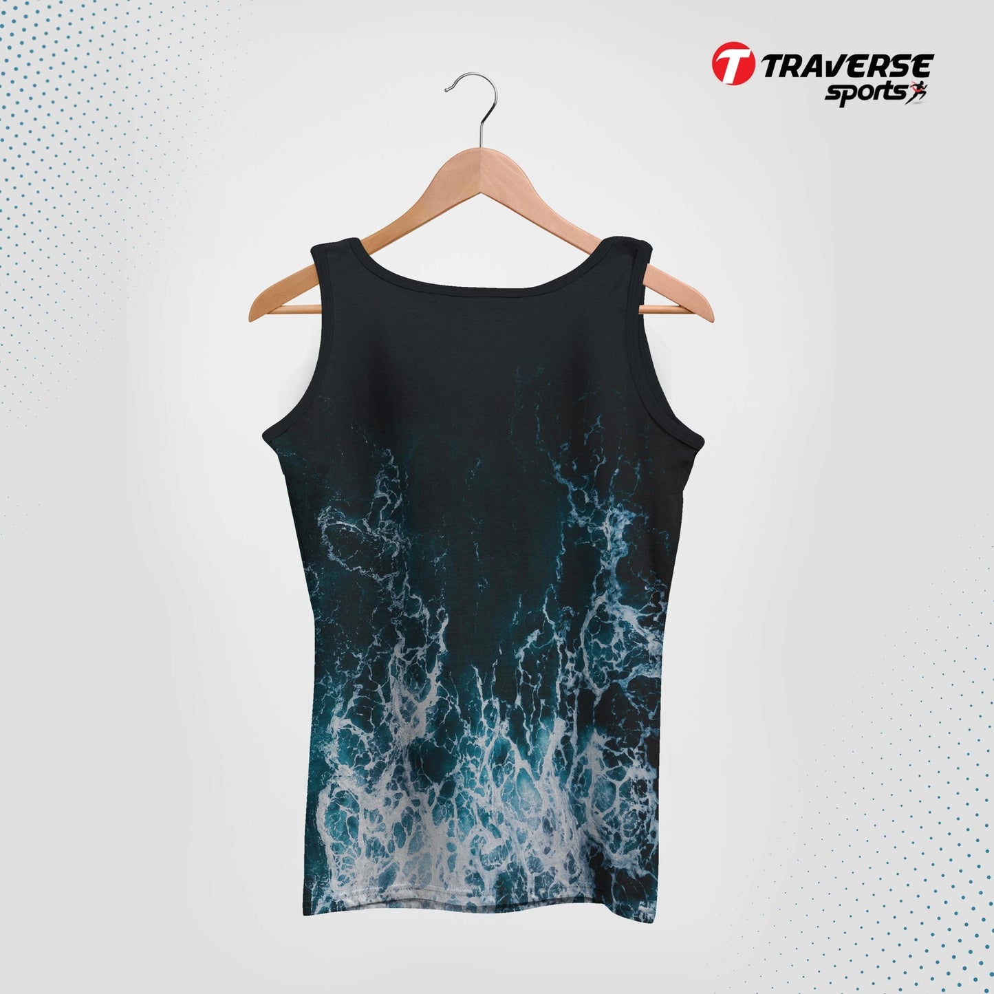 Digitally Printed Fashion Tank Top for Men by Traverse