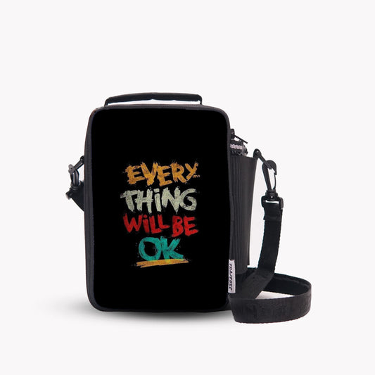 Traverse Best Quote Lunch Bag with option to carry water bottle- Digitally printed and manufactured by Traverse