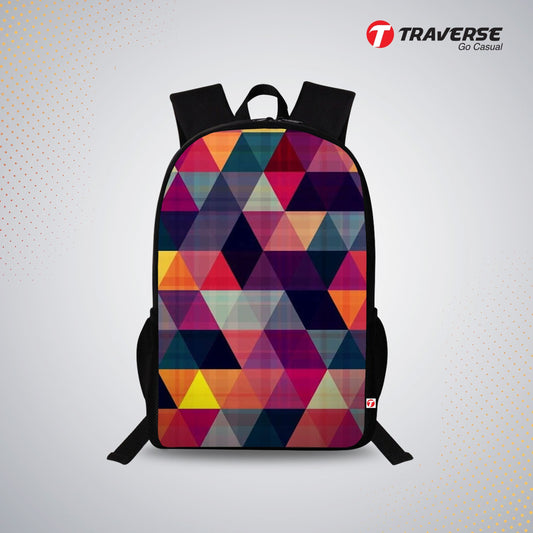 Traverse Graffiti Design Bags For Boys & Girls. Digitally printed on Fabric with latest technology. Dual Compartment large backpack