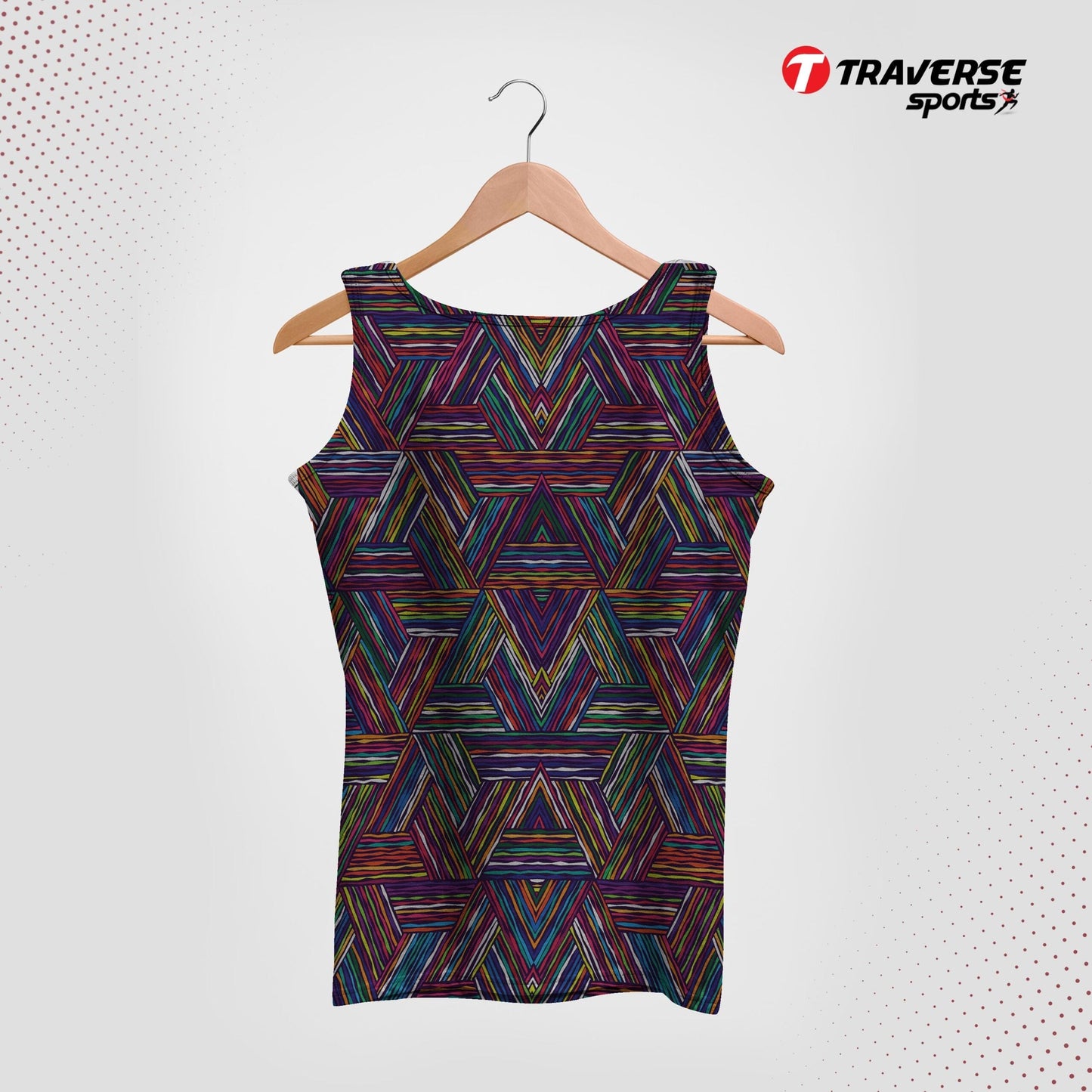 Digitally Printed Fashion Tank Top for Men by Traverse