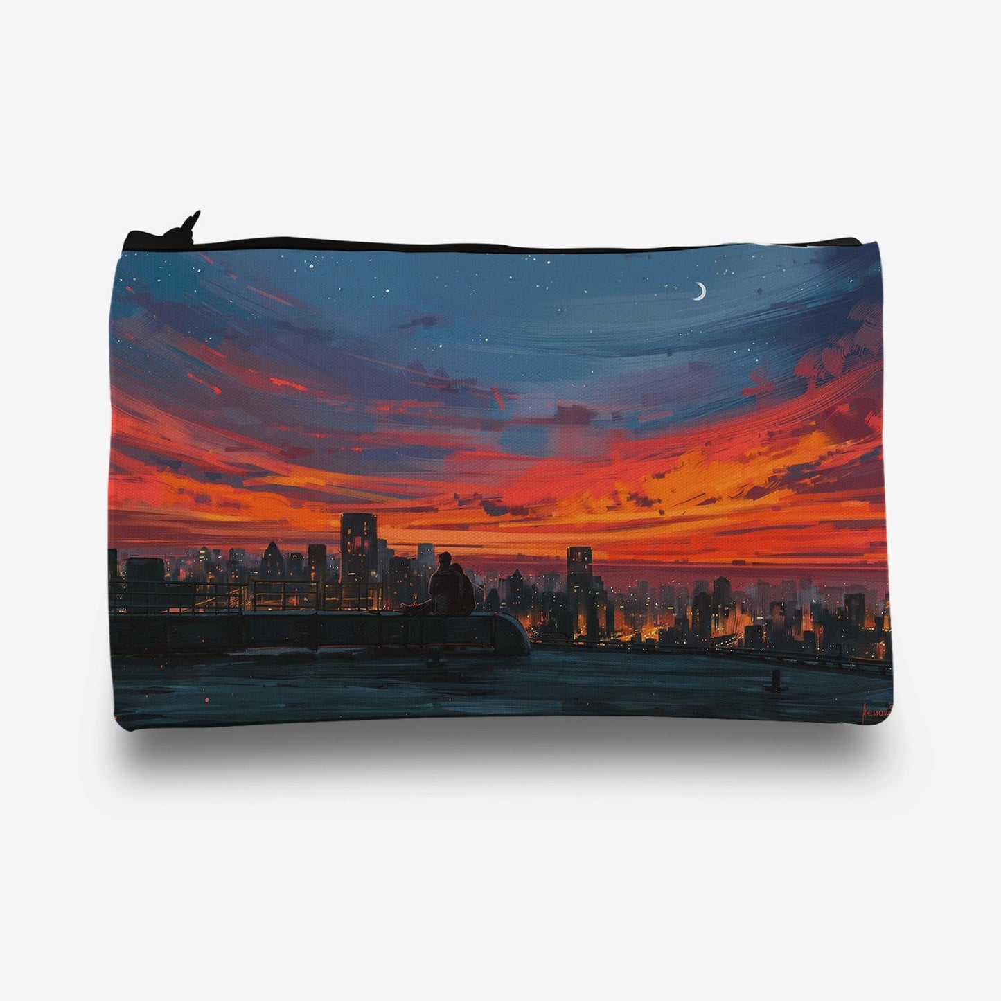 Traverse Beautiful Sindry pencil pouch for boys & girls. Digitally printed on Fabric with both sides printed