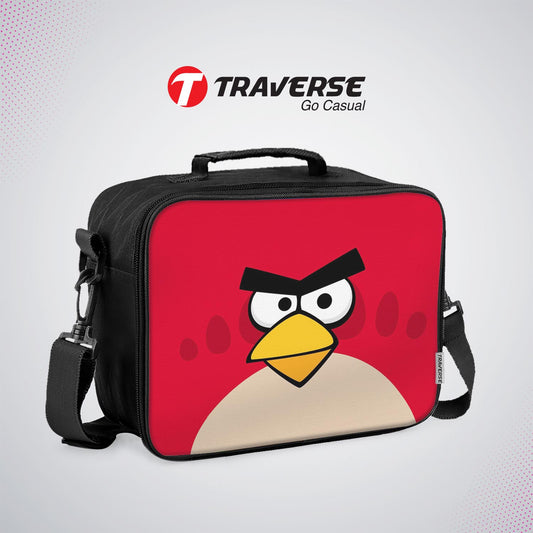 Angry Bird Lunch box for kids (Digitally printed on Cloth) by Traverse