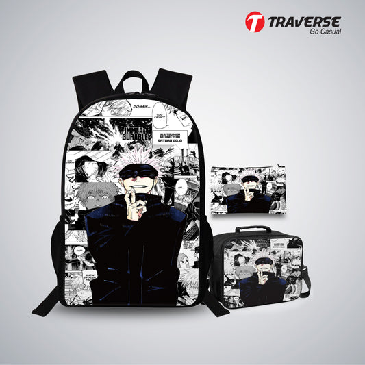 Anime Combo Bag, Lunch Box, Pencil Pouch