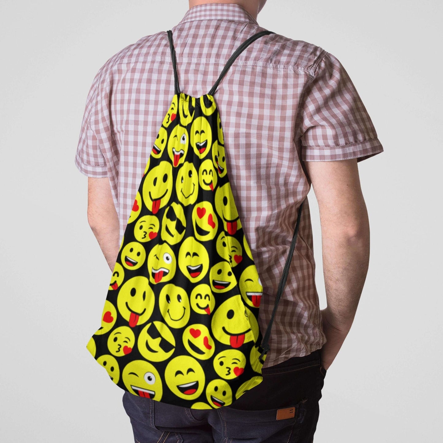 Emoji Drawstring Bag