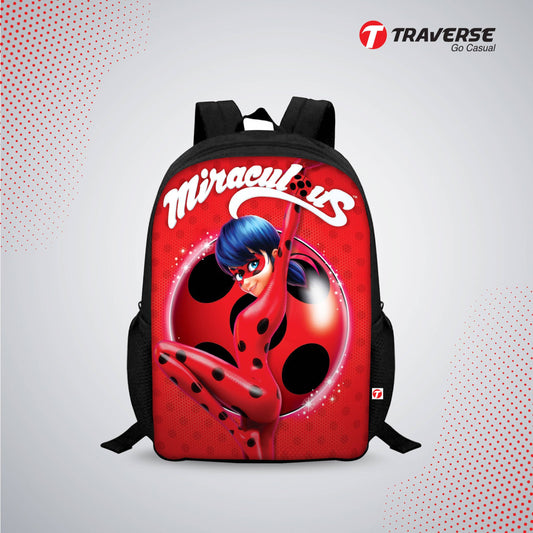 Miraculous Tales of Ladybug & Cat Noir- Digitally printed Kids Bag
