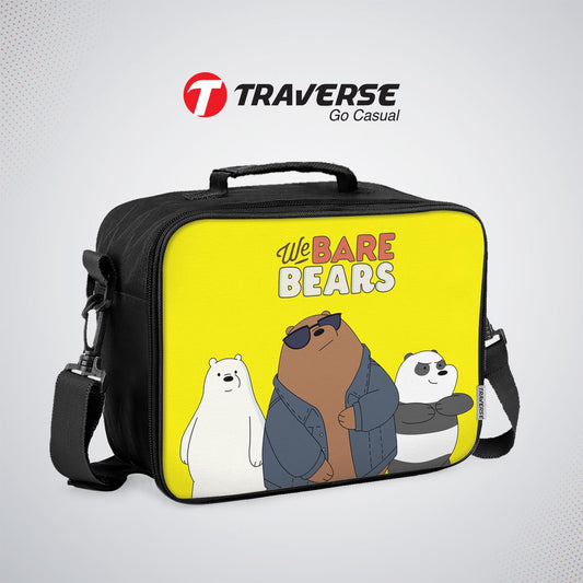 We Bare Bears Lunch box for kids (Digitally printed on Cloth) by Traverse