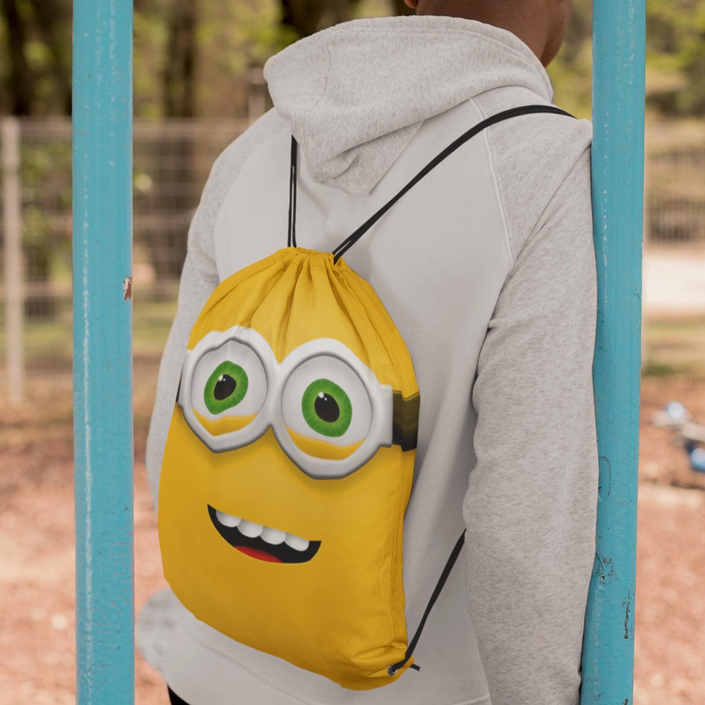 Minion Drawstring Bag with Quality strings- Digitally printed by Traverse