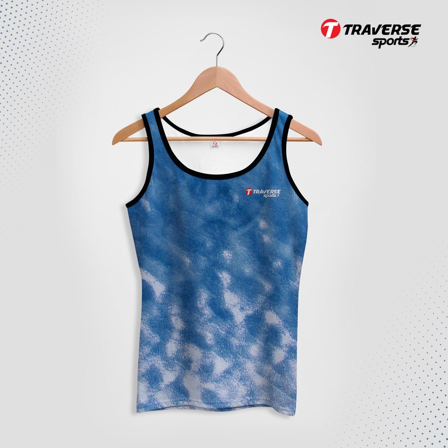 Digitally Printed Fashion Tank Top for Men by Traverse