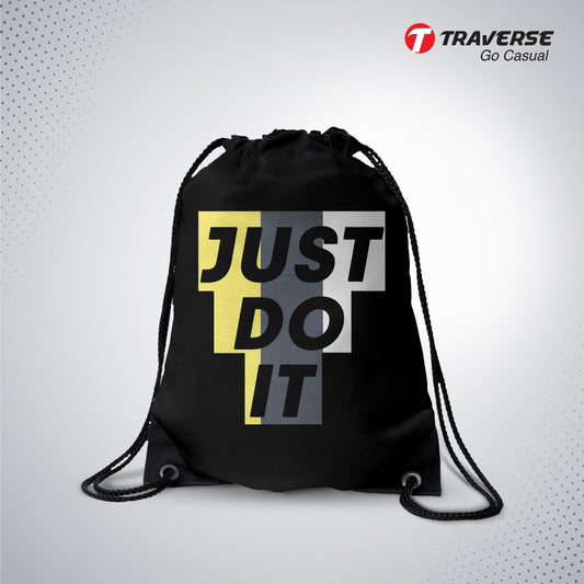 Just Do it Drawstring Bag