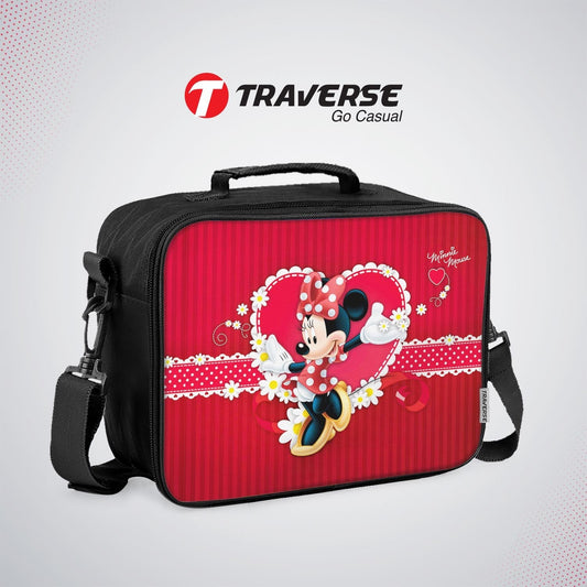 Minnie Mouse Lunch box for kids (Digitally printed on Cloth) by Traverse