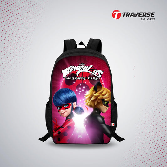 Kids Bag-Miraculous Tales of Ladybug & Cat Noir, Backpack for Kindergarten (KG), Pre-school classes