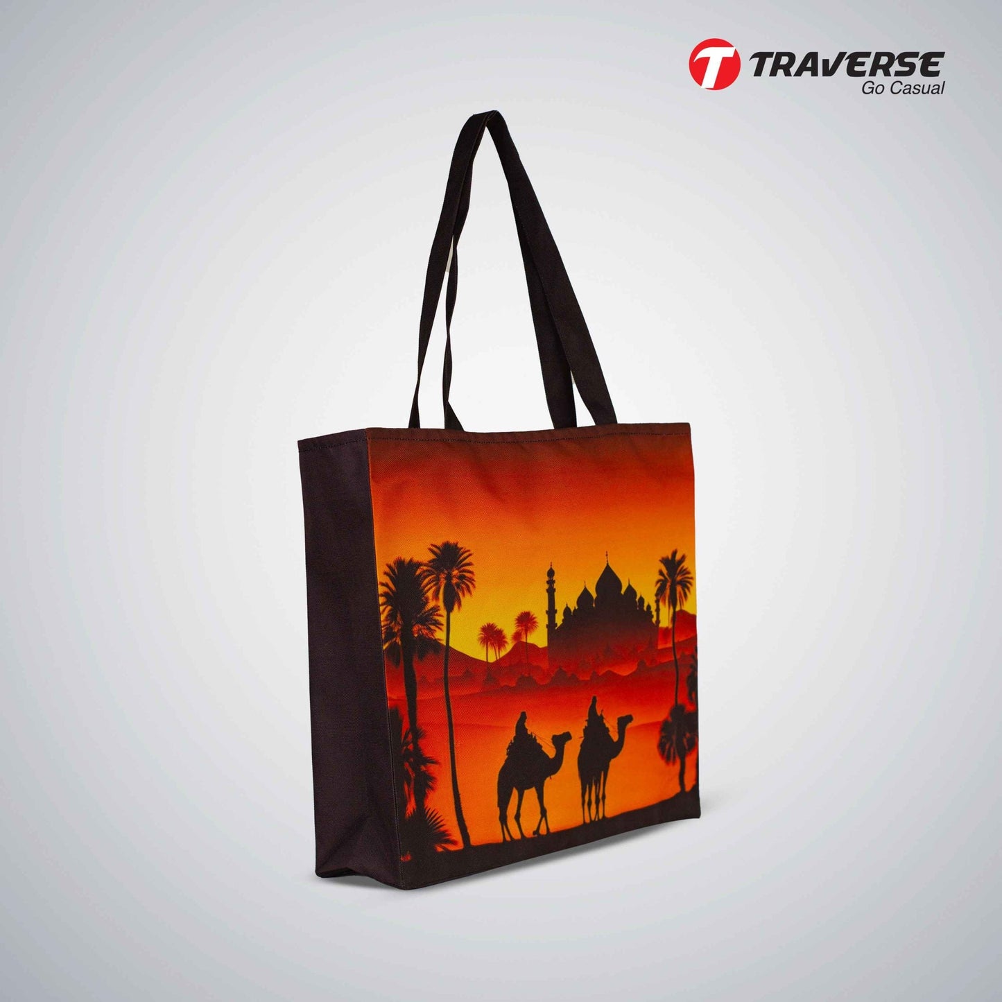Traverse camel art Printed Tote Bag for Women by - Market Bag, Cute Tote Bag Aesthetic Purse, Handbag