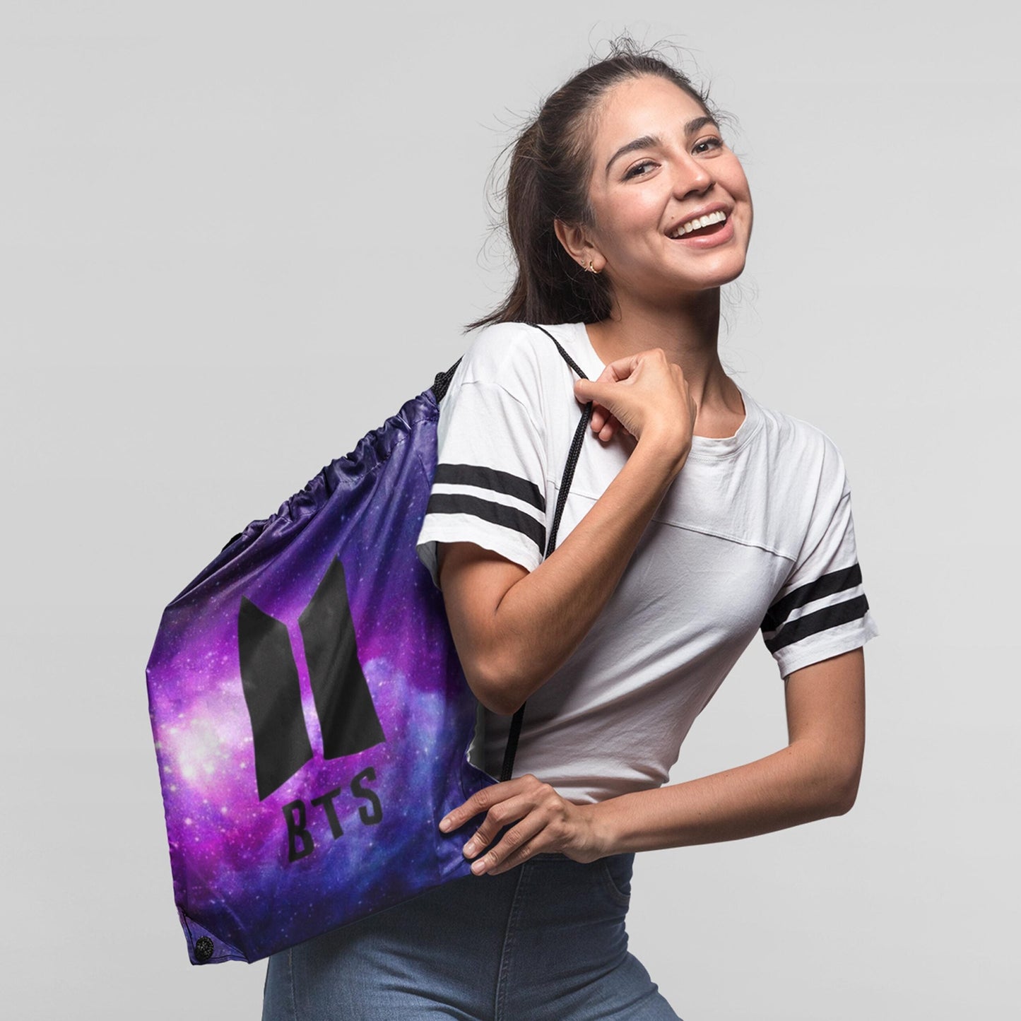 Digitally Printed Drawstring Bag