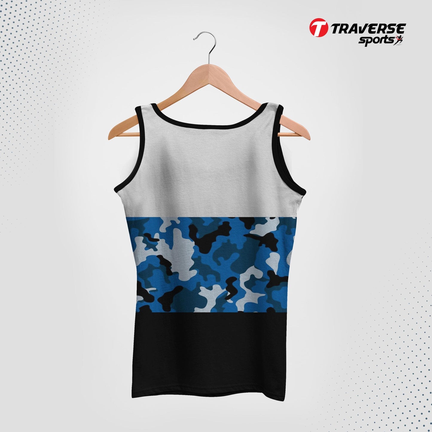 Digitally Printed Fashion Tank Top for Men by Traverse