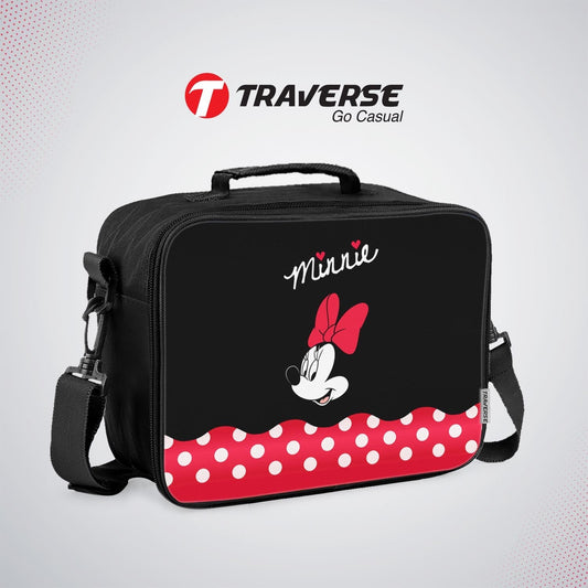 Minnie Mouse Lunch box for kids (Digitally printed on Cloth) by Traverse