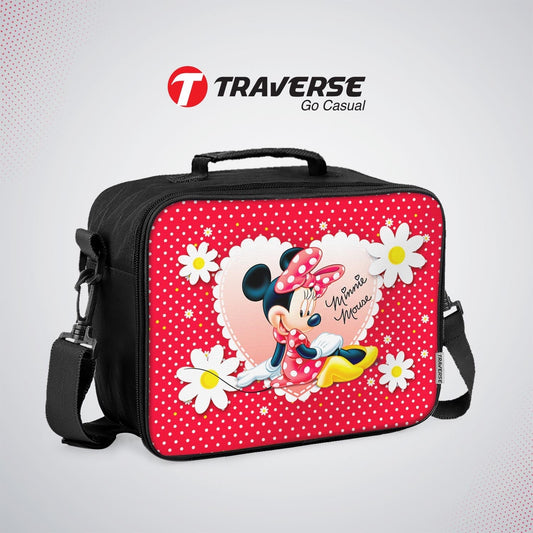 Minnie Mouse Lunch Box for kids (Digitally printed on Cloth) by Traverse